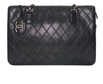 Quilted Chain Shoulder Bag, front view
